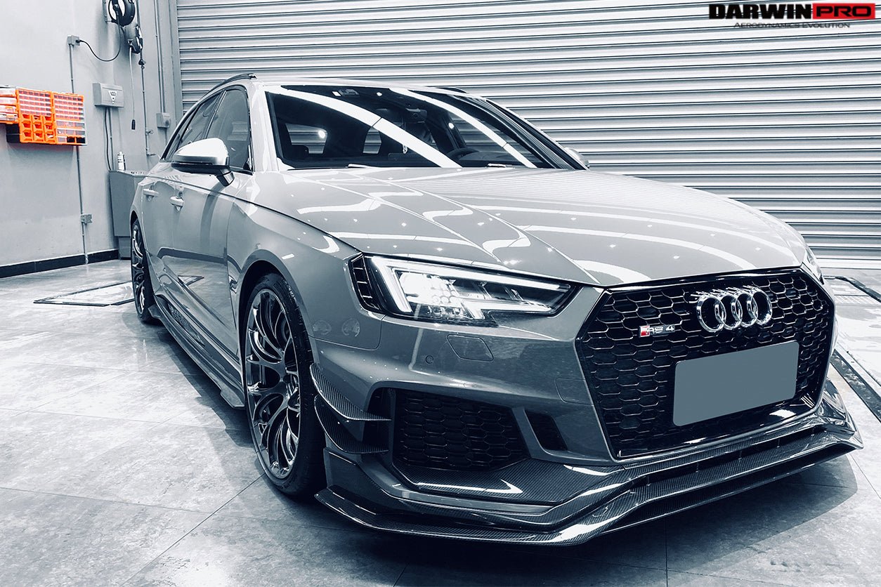2017 - 2019 Audi RS4 B9 BKSS Style Front Canards